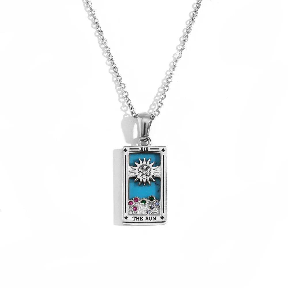 Necklace with Tarot Pendant 