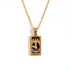 Necklace with Tarot Pendant 