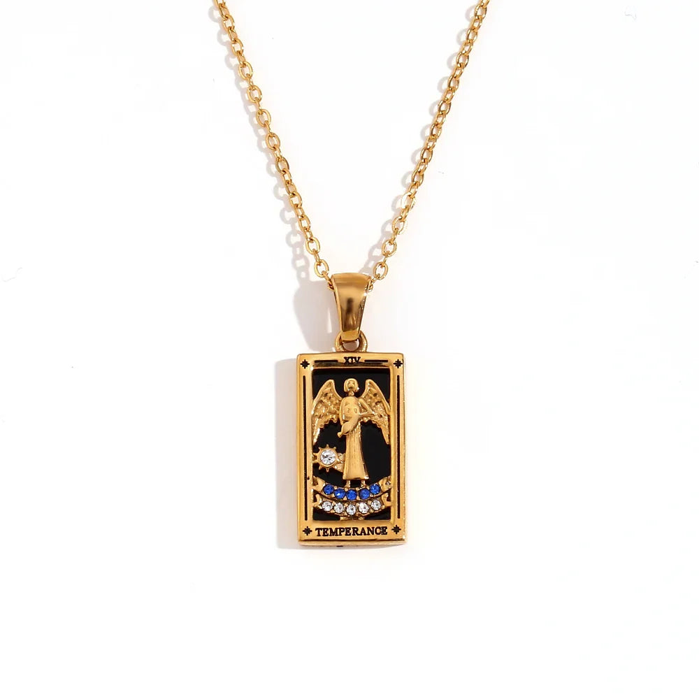 Necklace with Tarot Pendant 