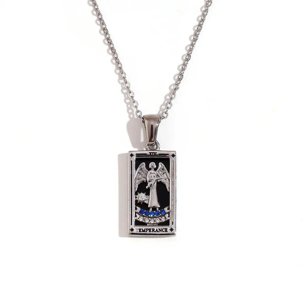 Necklace with Tarot Pendant 