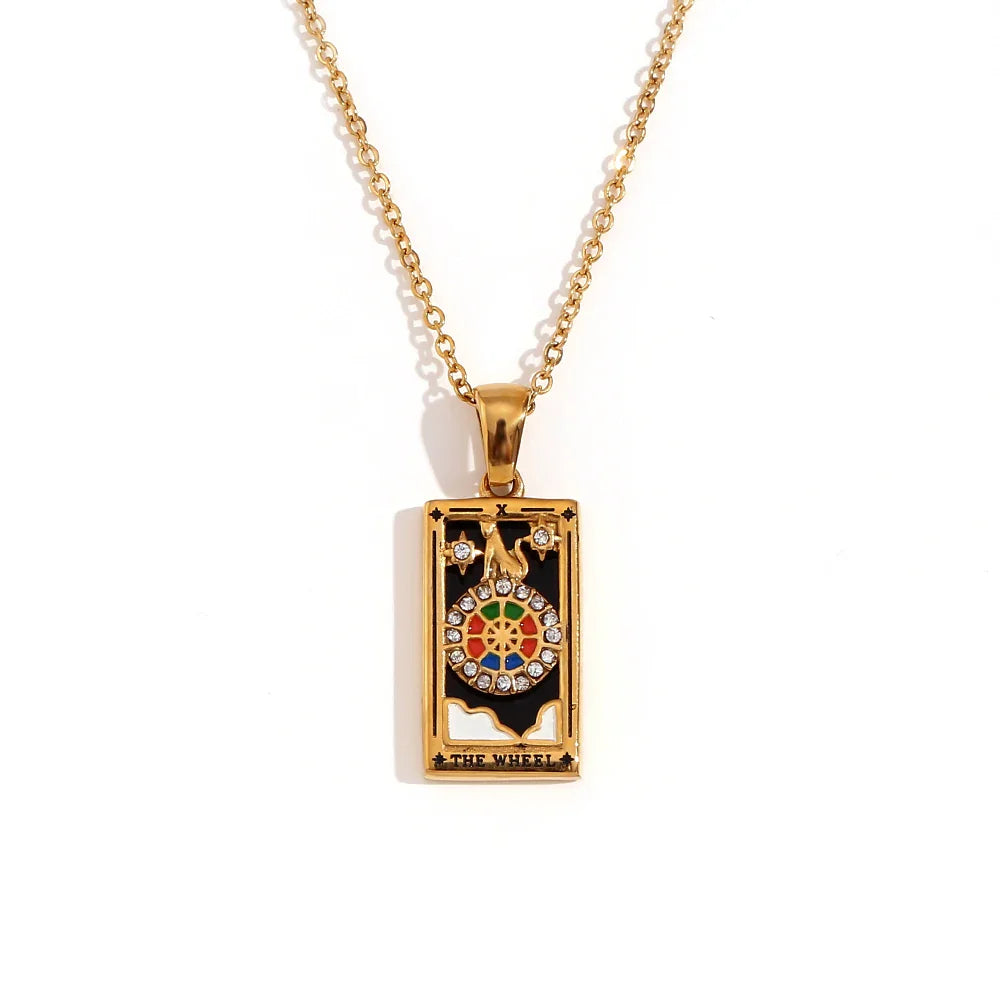 Necklace with Tarot Pendant 