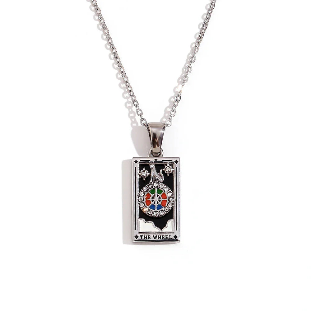 Necklace with Tarot Pendant 