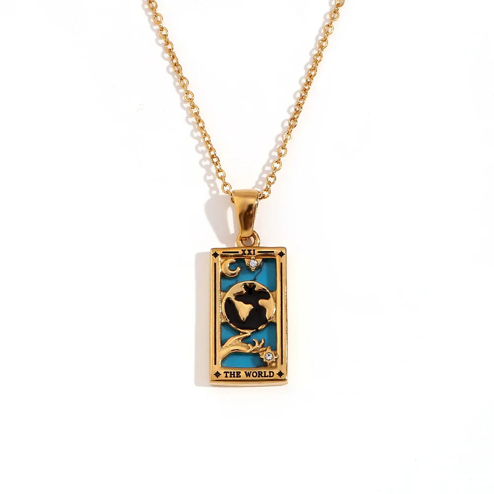 Necklace with Tarot Pendant 