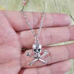 Necklace with Skull Pendant for Men or Women 60 cm