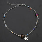 Necklace with Flower Pendants for Women