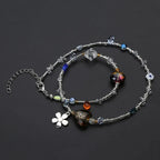 Necklace with Flower Pendants for Women