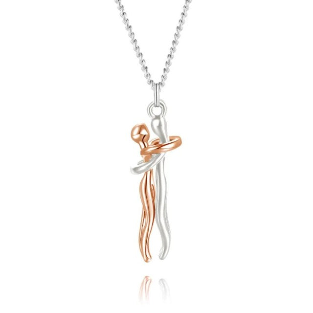 Collier Câlin d'Amour or rose