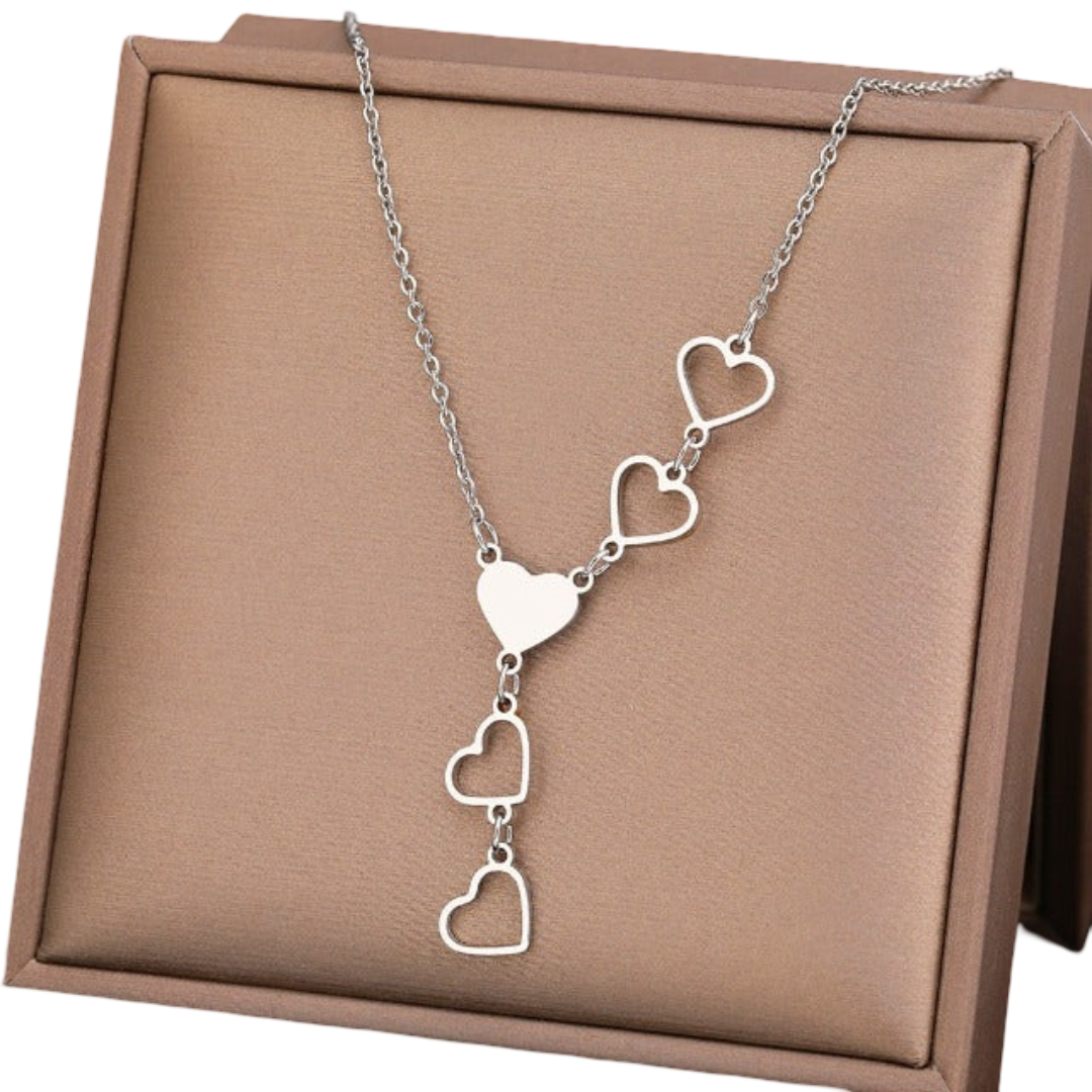 Long Heart Necklace