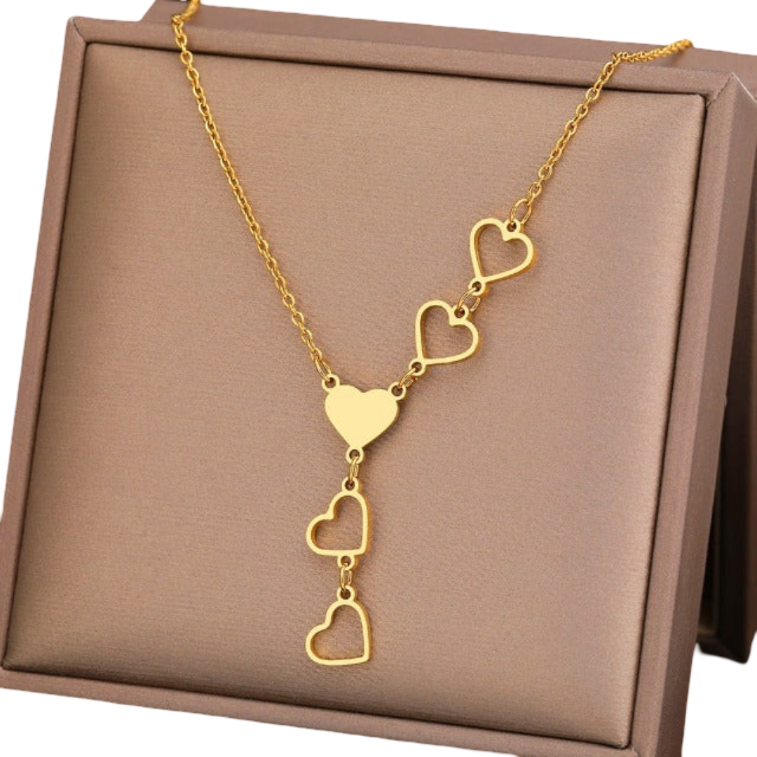 Long Heart Necklace