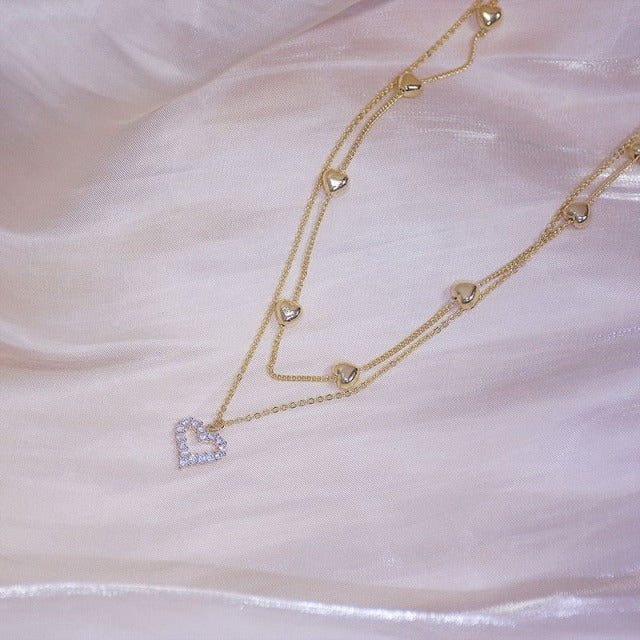Collier Coeur Or
