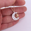 Moon Crescent Necklace Pendant for Women
