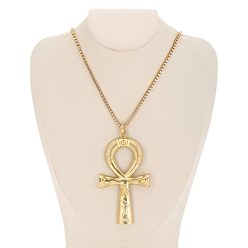 Collier Croix Egyptien Or