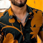 Collier homme avec pendentif personnalisé initiale  l