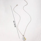 Love Necklace Cuddle Cat and Master 
