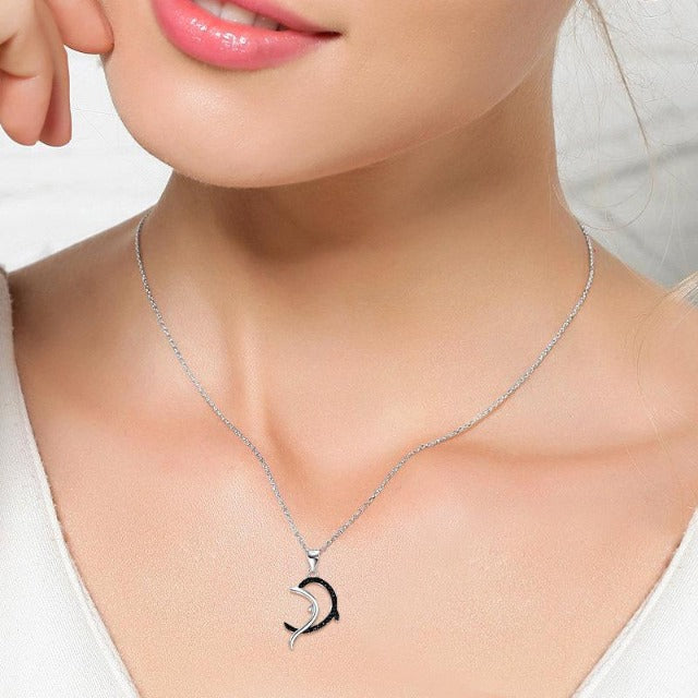 Silver Dolphin Necklace
