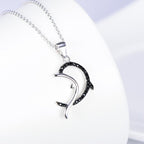 Silver Dolphin Necklace
