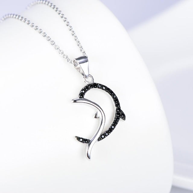 Silver Dolphin Necklace