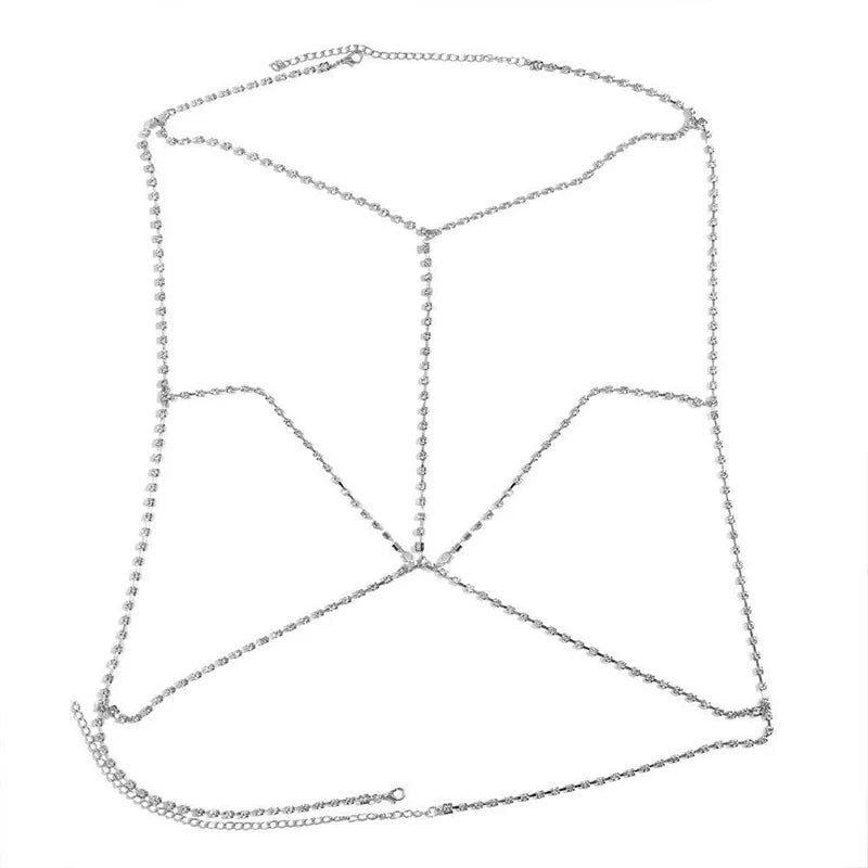 Necklace for Women's Décolleté Chain Décolleté Bust Jewelry