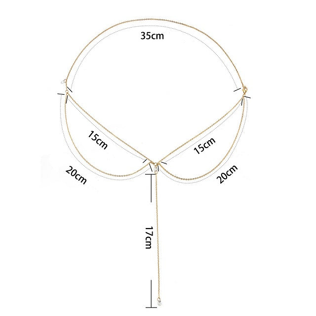 Bohemian Back Necklace for Women