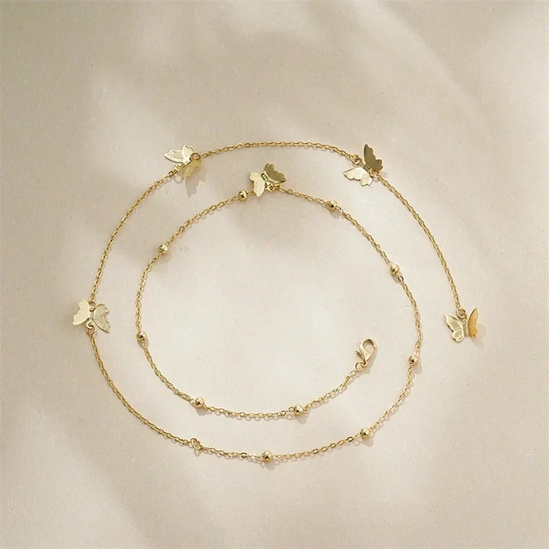 Collier de dos papillon - chaîne dorsale pour femme
