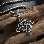 Witch's Knot Protection Necklace Wiccan Pendant