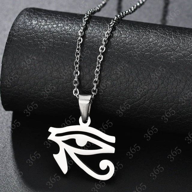 Egypt Necklace Eye of Oudjat Horus silver