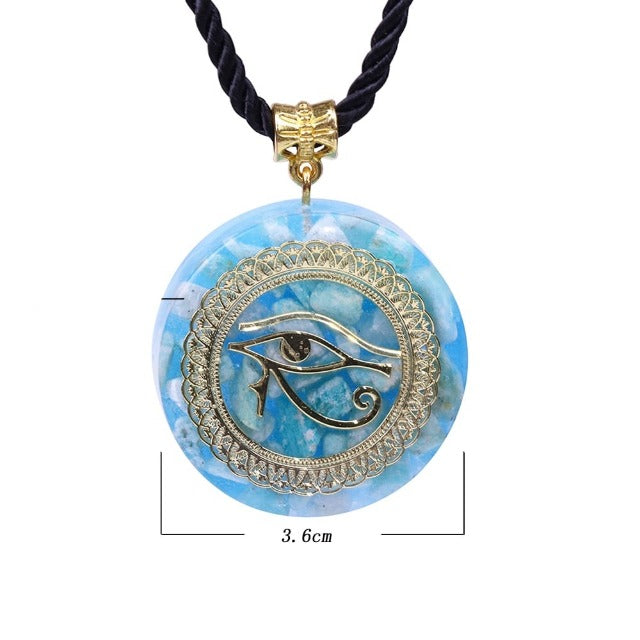 Orgonite Necklace Eye of Horus Egypt