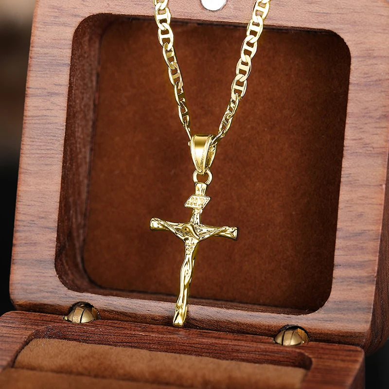 Collier et Pendentif Chrétien Jésus 1