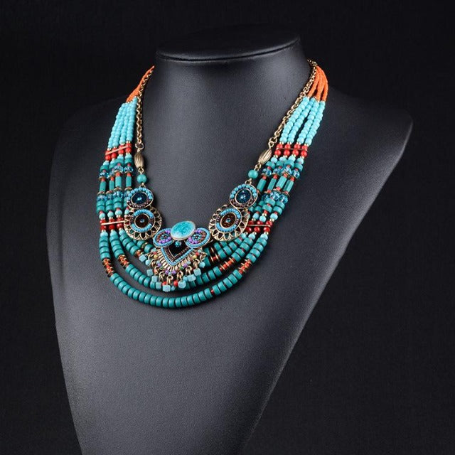 Ethnic Turquoise Necklace