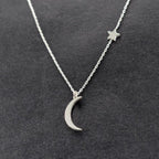 Collier Étoile & Lune Argent