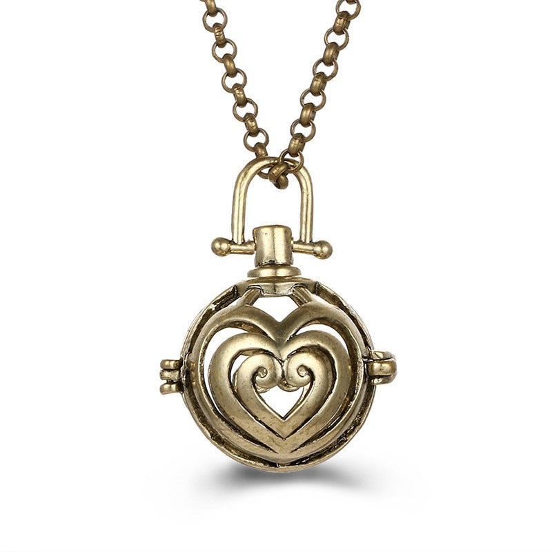 Pregnancy Bola Necklace with Hollow Pendant