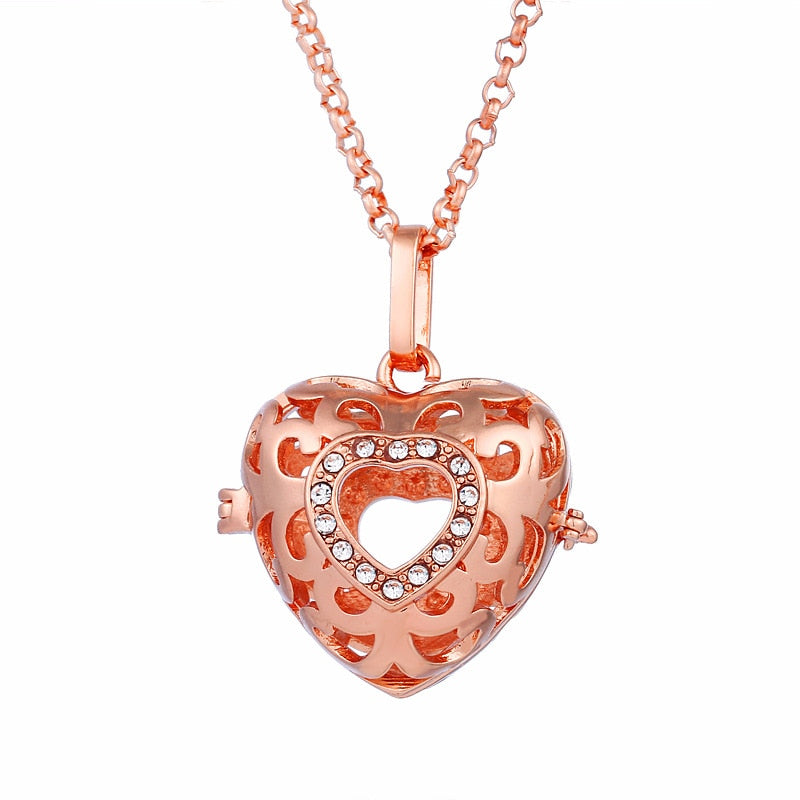 Pregnancy Bola Necklace with Hollow Pendant