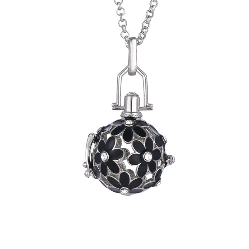 Pregnancy Bola Necklace with Hollow Pendant