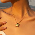 Women's Star Pendant Necklace gold