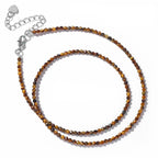 Women's Tiger Eye Stone Necklace