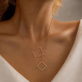 Women's Geometric Gold Necklace