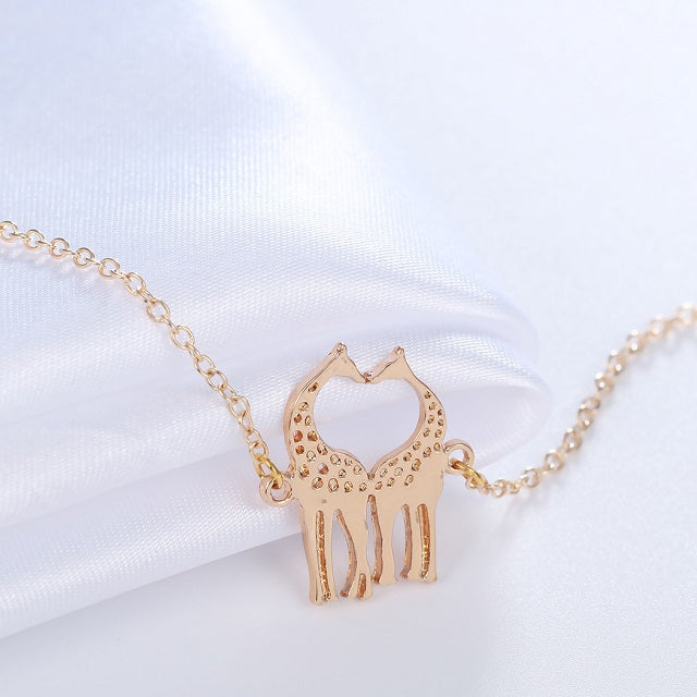 Gold Giraffe Necklace