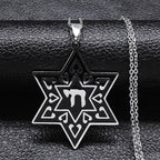 Hexagram Necklace Star of David Judaism Pendant style 4