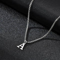 Collier homme avec pendentif initiale a