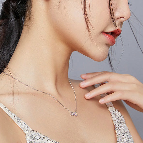 collier infini argent