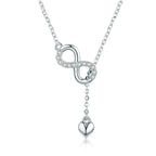 Infinite Pendant Necklace in Silver
