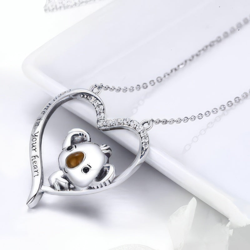 Silver Koala Necklace