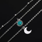 Silver Moon Necklace