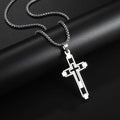Silver Cross Necklace & Pendant