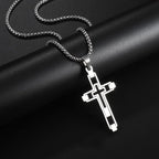 Silver Cross Necklace & Pendant