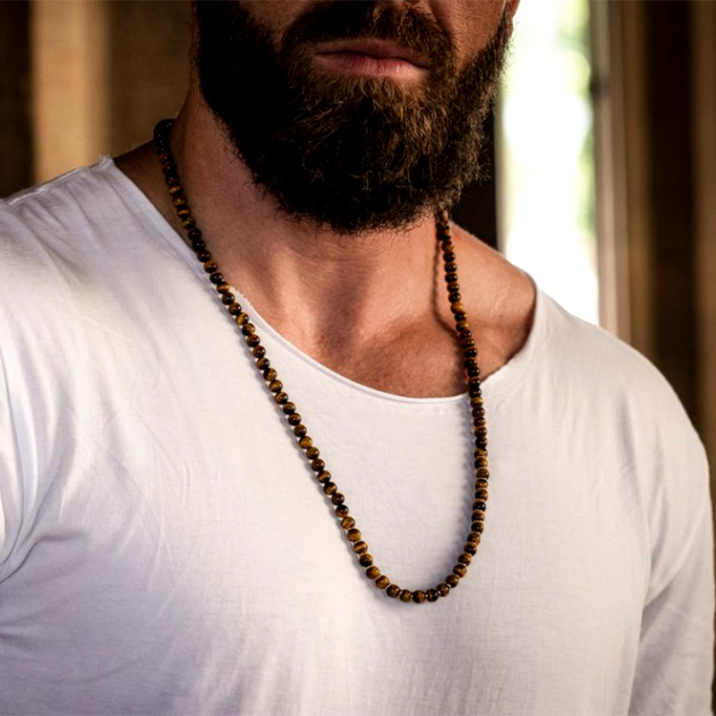 Tiger Eye Necklace for Men