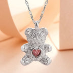 Silver Bear Necklace