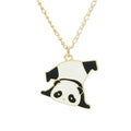Panda Pendant Gold Necklace A