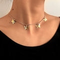 Gold Butterfly Necklace