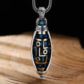 Rotating Pattern Pendant Necklace Anti-Stress